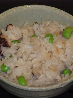 タコと枝豆の炊き込みご飯-レシピのメイン写真
