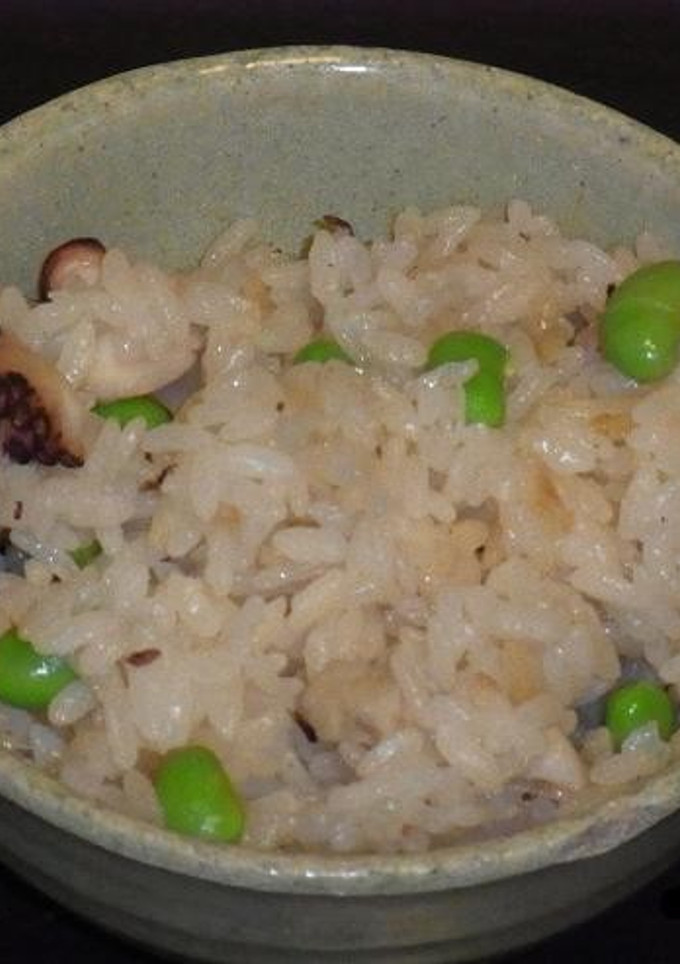 タコと枝豆の炊き込みご飯-レシピのメイン写真