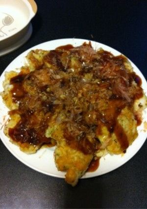 ぱんぺんと豆腐のお好み焼き風-レシピのメイン写真