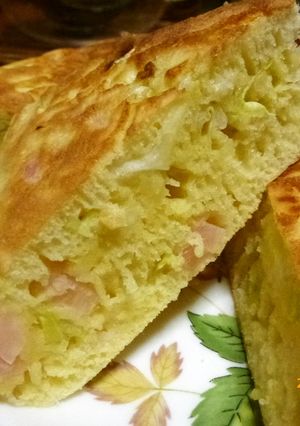 岩下の新生姜とキャベツのホットケーキ-レシピのメイン写真
