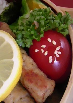 イチゴになりたいプチトマト（お弁当用）-レシピのメイン写真