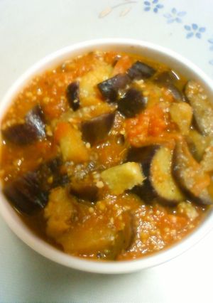 夏野菜で!簡単ナスとトマト炒め煮-レシピのメイン写真