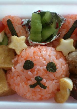 お弁当♪うさぎさんおにぎり-レシピのメイン写真