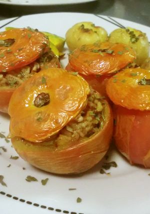 主食になるスタッフドトマト-レシピのメイン写真