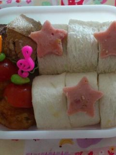 お弁当♪ロールサンドイッチ-レシピのメイン写真