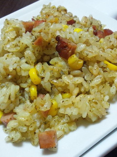 炊飯器で簡単!!バジルピラフ♪-レシピのメイン写真