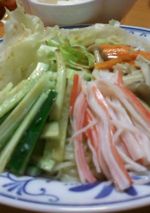 娘☆お好みでのっけちゃってー♥冷やし中華-レシピのメイン写真