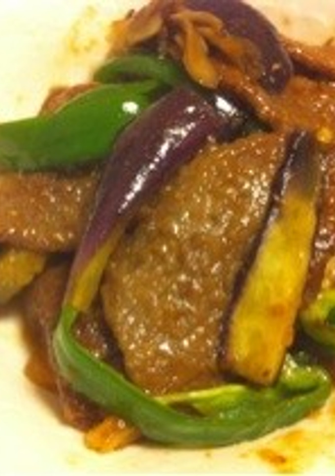 ナスと牛肉の簡単、焼肉のタレ炒め-レシピのメイン写真
