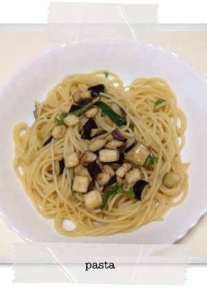 茄子と大葉の和風パスタ-レシピのメイン写真