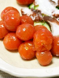 ミニトマトの麺つゆ漬け-レシピのメイン写真