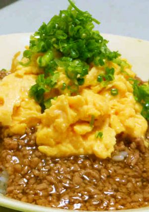 あんかけそぼろ丼-レシピのメイン写真