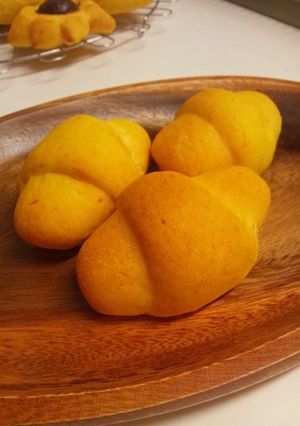 人参の水分だけで！ふわんふわん人参パン♡-レシピのメイン写真