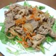 野菜でかさまし生姜焼き