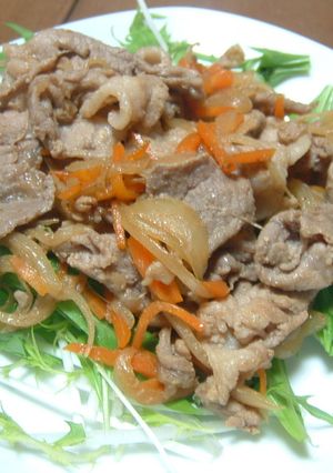 野菜でかさまし生姜焼き-レシピのメイン写真