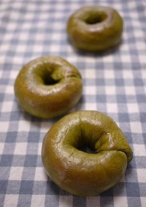 抹茶かのこベーグル-レシピのメイン写真