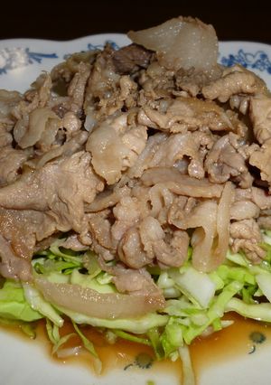 超簡単！豚肉の酢醤油炒め-レシピのメイン写真