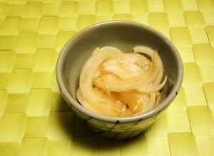 玉ねぎのポン酢あえ（隠し味：かんずり）-レシピのメイン写真
