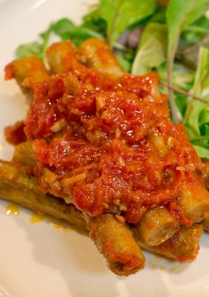 ごぼうのトマト煮☆アラビアータ風-レシピのメイン写真
