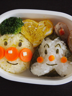*キャラ弁*アンパンマンとおむすびマン-レシピのメイン写真
