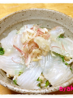 平目の昆布〆丼-レシピのメイン写真