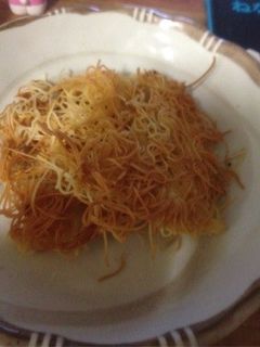 美味しくて感動!揚げそうめんで堅焼きそば-レシピのメイン写真
