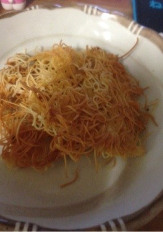 美味しくて感動！揚げそうめんで堅焼きそば-レシピのメイン写真