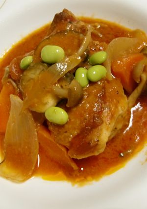 鶏と野菜のトマト煮込み-レシピのメイン写真