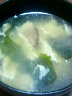 鶏油を使って、コク旨!中華風かき玉スープ-レシピのメイン写真