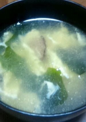 鶏油を使って、コク旨!中華風かき玉スープ-レシピのメイン写真