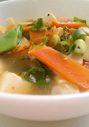 肉なしでヘルシーに 精進酸辣湯-レシピのメイン写真