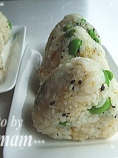 枝豆のおにぎり-レシピのメイン写真