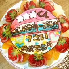 【Ｅ４系ＭＡＸ　誕生日ケーキ記録用】-レシピのメイン写真