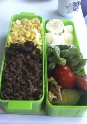 毎日のお弁当 5(卵そぼろ)-レシピのメイン写真
