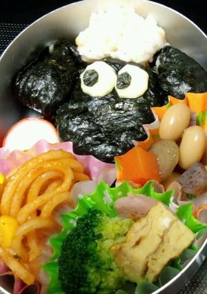 簡単!キャラ弁♪幼稚園用(羊のショーン)-レシピのメイン写真
