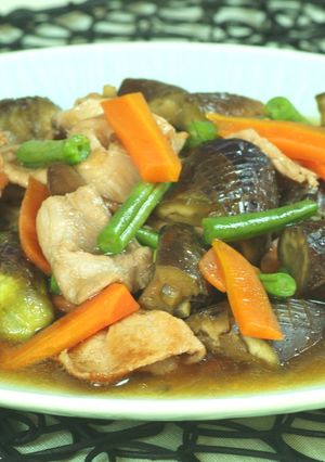 豚肉となすの炒め煮-レシピのメイン写真