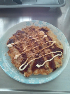 チャーハンをリメイク!お好み焼きに♪-レシピのメイン写真