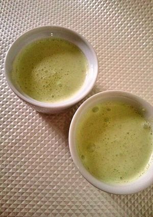 「辻利 抹茶ミルク」で簡単ババロア-レシピのメイン写真