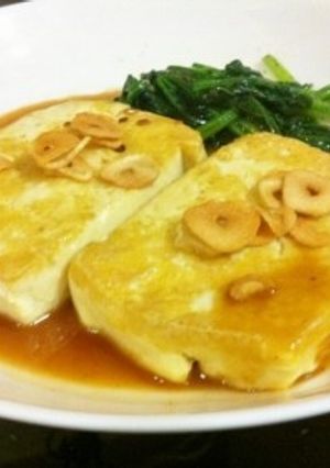 基本の豆腐ステーキ　バター醤油ソースで-レシピのメイン写真