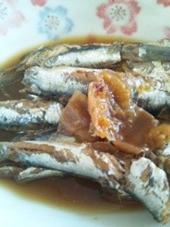 さっぱり鰯の梅干し煮(圧力鍋使用)-レシピのメイン写真
