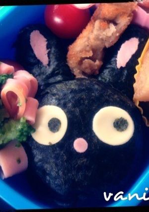 ☆キャラ弁　黒うさぎ☆-レシピのメイン写真