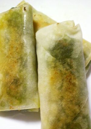 ほうれん草の春巻チーズ入り♪-レシピのメイン写真