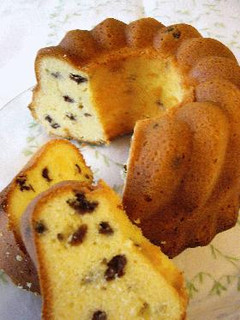 ラムレーズンのサワーケーキ-レシピのメイン写真