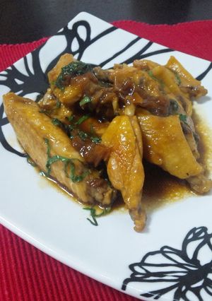 手羽先の梅干煮♪-レシピのメイン写真