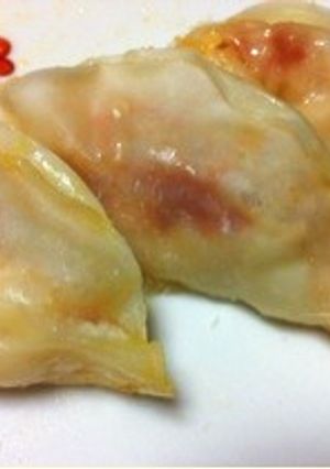 ワインにピッタリ♪トマトチーズ餃子!!-レシピのメイン写真