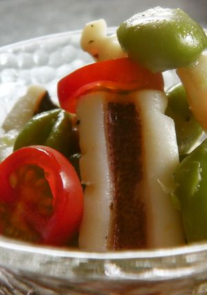そら豆と茹でイカのマリネ風サラダ-レシピのメイン写真