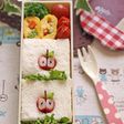 【キャラ弁】カニカマのりんご弁当