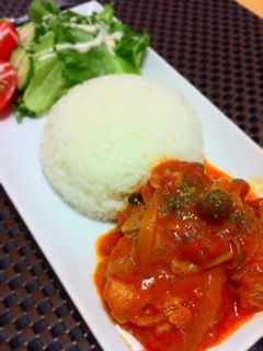 絶品!チキンのトマト煮-レシピのメイン写真