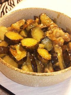 簡単♪茄子豚肉味噌炒め-レシピのメイン写真