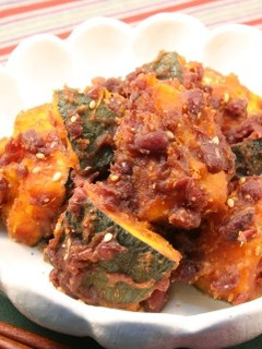 かぼちゃのいとこ煮(ごま風味)-レシピのメイン写真