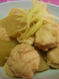 ❤つくねと大根の煮物❤-レシピのメイン写真